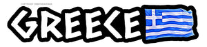 Greece Greek Flag GR GRC Country Car Truck Sticker Decal 6" Model V01 - OwnTheAvenue