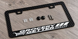 JDM Grocery Getter Kanji Racing Drifting Carbon Fiber License Plate Frame