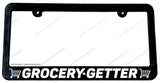 Grocery Getter JDM Racing Drifting Joke Humor Slim License Plate Frame - OwnTheAvenue