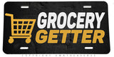 Grocery Getter JDM Drifting Racing Humor Joke Metal License Plate - OwnTheAvenue