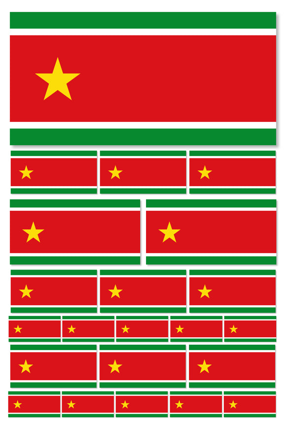 22Pcs Guadeloupe World Country Flag Assorted Assortment Vinyl Sticker Decals - OwnTheAvenue