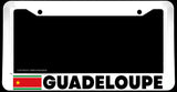 Guadeloupe World Country Flag White License Plate Frame - OwnTheAvenue