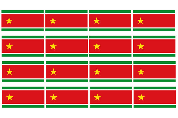 12Pcs Guadeloupe World Country Flags Vinyl Sticker Decals - 2