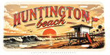 Huntington Beach Auto Metal License Plate - OwnTheAvenue