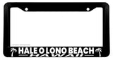 Hale O Lono Beach Hawaii HI V01 Model License Plate Frame - OwnTheAvenue