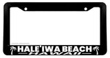 Haleiwa Beach Hawaii HI V01 Model License Plate Frame - OwnTheAvenue