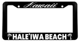 Haleiwa Beach Hawaii HI License Plate Frame - OwnTheAvenue