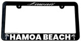 Hamoa Beach Hawaii HI Slim Style License Plate Frame - OwnTheAvenue