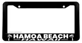 Hamoa Beach Hawaii HI V01 Model License Plate Frame - OwnTheAvenue