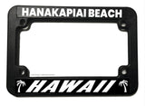 Hanakapiai Beach Hawaii HI Motorcycle License Plate Frame - OwnTheAvenue