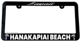 Hanakapiai Beach Hawaii HI Slim Style License Plate Frame - OwnTheAvenue