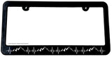 Mountain Heart Beat Outdoor Hiking Backpacking Camping License Plate Frame