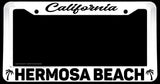 Hermosa Beach California White License Plate Frame - OwnTheAvenue