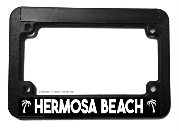Hermosa Beach Motorcycle License Plate Frame