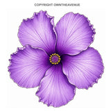 x2 Hawaiian Hibiscus Flower Vinyl Sticker Decals Model V001