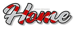 Home Alabama State Flag Car Truck Laptop Vinyl Sticker Decal 4" Inches - OwnTheAvenue