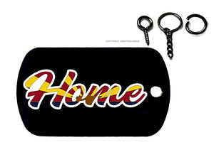Home Arizona Flag Keychain Necklace Tag