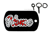 Home Alabama Flag Keychain Necklace Tag