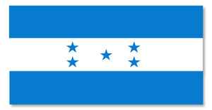 Honduras Flag Car Truck Window Bumper Laptop Cooler Cup Sticker Decal 4"