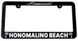 Honomalino Beach Hawaii HI Slim Style License Plate Frame - OwnTheAvenue