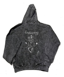 Mineral Wash Vintage Style Endeavors247 Hoodie - OwnTheAvenue