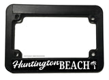 Huntington Beach Motorcycle License Plate Frame - OwnTheAvenue