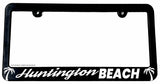 Huntington Beach Slim Style Car Truck Auto License Plate Frame - OwnTheAvenue