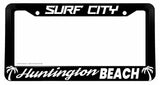 Huntington Beach Surf City Sport Art Style Car Truck Auto License Plate Frame - OwnTheAvenue