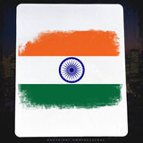 India Flag Grunge Style Mouse Pad
