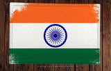 India World Country Flag Vintage Style Iron On Patch - OwnTheAvenue