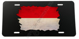 Indonesia Indonesian Vintage Style Distressed Flag Auto Metal License Plate - OwnTheAvenue