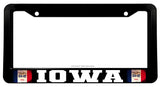 Iowa Flag Vintage Style Car Truck Auto Model V01 License Plate Frame - OwnTheAvenue