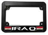 Iraq Iraqi World Country Flag V01 Motorcycle License Plate Frame - OwnTheAvenue
