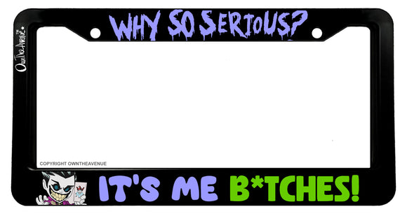 It's Me! Funny Joke Gag Prank Joker Burn Outs Drifting License Plate Frame - OwnTheAvenue