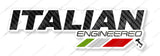 Italian Engineered Carbon Vinyl Racing Italy Euro Vinyl Sticker Decal 5" - OwnTheAvenue