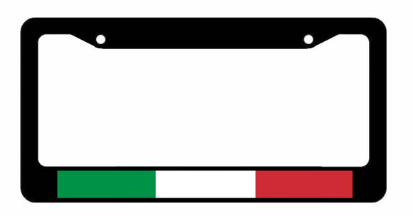 Italy Italian Flag Colors Stripe Racing Drifting Car Truck License Plate Frame - OwnTheAvenue