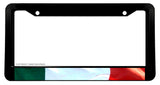 Italy Italian Flag Wavey Racing Drifting Euro License Plate Frame - OwnTheAvenue