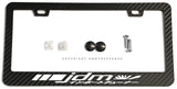 Rising Sun JDM Racing Drifting Kanji Carbon Fiber License Plate Frame