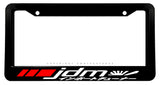JDM Kanji Rising Sun Racing Sport Stripes Black Plastic License Plate Frame - OwnTheAvenue
