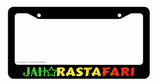 Rasta Reggae Jah Lion of Judah One Love Rastafari Irie Funny License Plate Frame - OwnTheAvenue