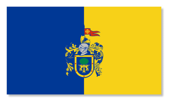 Jalisco Flag jl jal jalisco coa car truck window bumper laptop sticker decal 4