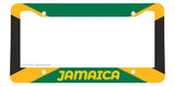 Jamaica Jamaican World Country Flag Metal License Plate Frame