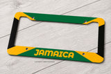 Jamaica Jamaican World Country Flag Metal License Plate Frame