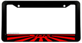 Japan Japanese Rising Sun Flag JDM Racing Drifting V02 License Plate Frame - OwnTheAvenue