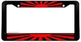 Japan Japanese Rising Sun Flag JDM Racing Drifting License Plate Frame - OwnTheAvenue