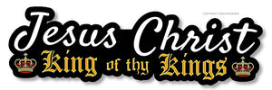 Jesus Christian Religious God Bless Christ King Vinyl Sticker Decal 6" V01