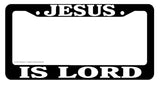 JESUS IS LORD Christian Christ Religious Worship Auto License Plate Frame - OwnTheAvenue