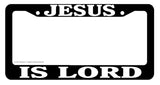 JESUS IS LORD Christian Christ Religious Worship Auto License Plate Frame
