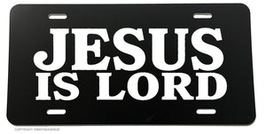 Jesus Is Lord Christian Religious Religion License Plate Cover - OwnTheAvenue