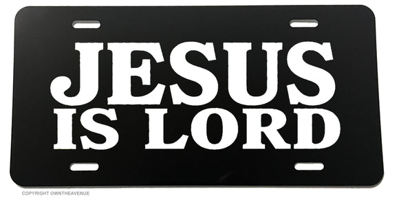 Jesus Is Lord Christian Religious Religion License Plate Cover - OwnTheAvenue